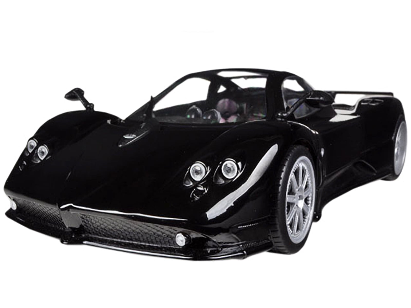 Pagani Zonda F Black 1/18 Die Cast Car Model by Motormax