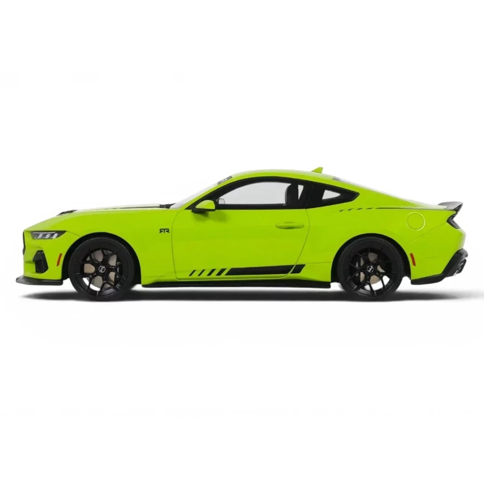 2025 Ford Mustang RTR Spec-3 Lime Green 1/18 Model Car by GT Spirit