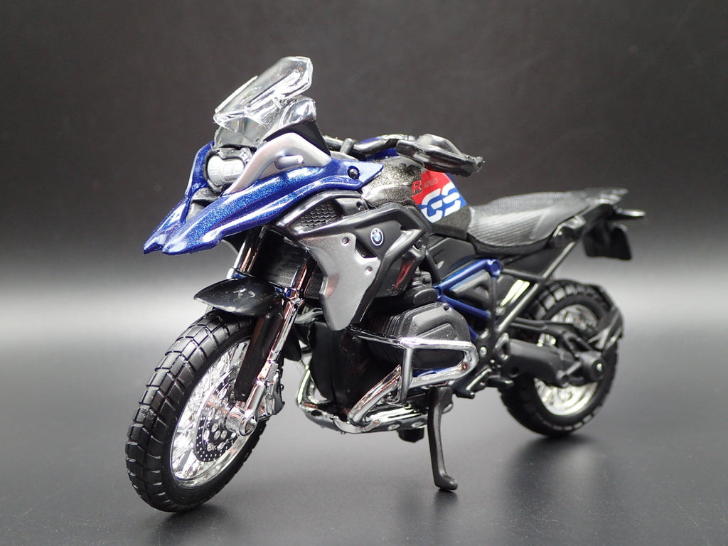 Open Box BMW R 1200 GS 2017 SPORTS BIKE MOTORCYCLE 1/18 SCALE DIORAMA DIECAST MODEL BIKE