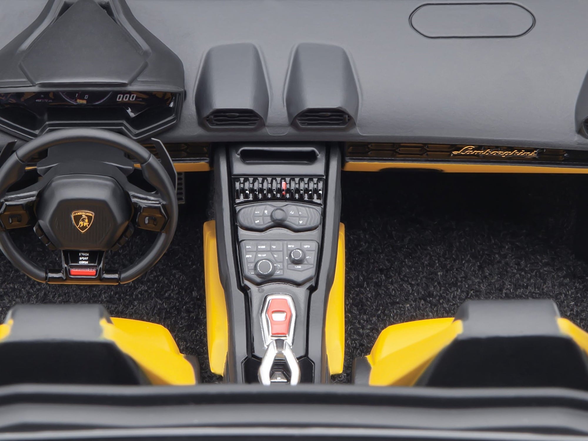 AUTOart Lamborghini Huracan GT Liberty Walk LB Silhouette Works Yellow Metallic 1:18