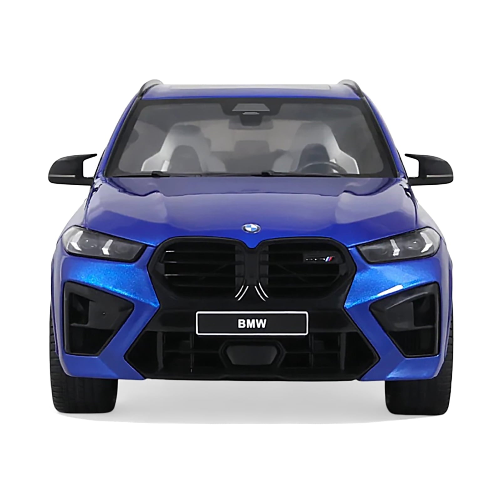 2023 BMW X5 M Competition Blue Metallic with Black Top 1/18 Model Car by GT Spirit