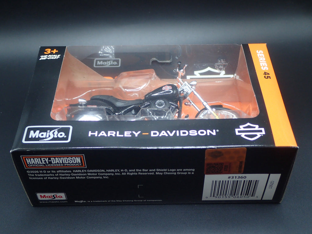 2002 02 FXSTB NIGHT TRAIN HARLEY DAVIDSON MOTORCYCLE MAISTO SERIES 45 1:18 MODEL