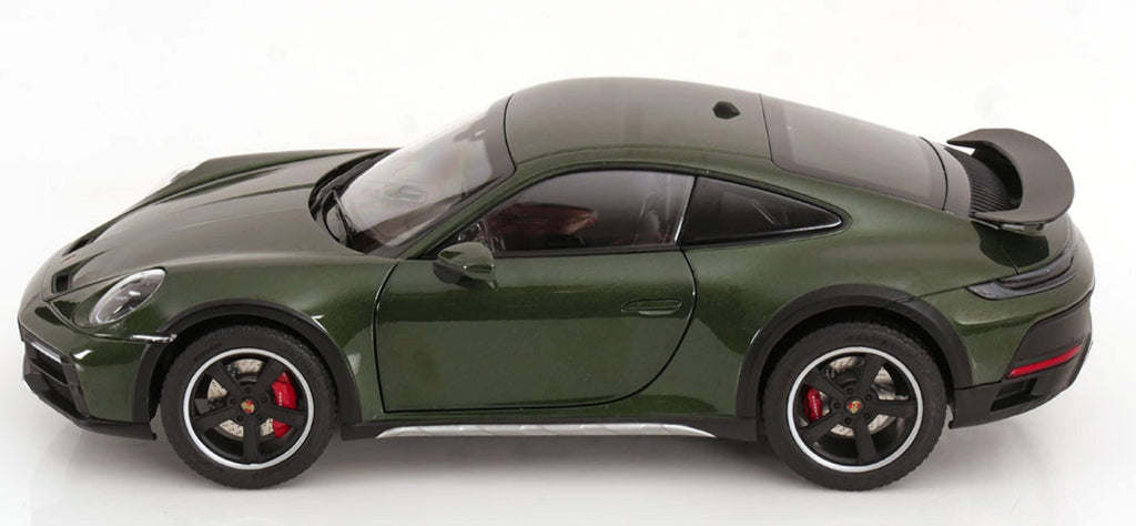 2023 Porsche 911 Dakar Oakgreen Metallic 1/18 Diecast Model Car by Norev