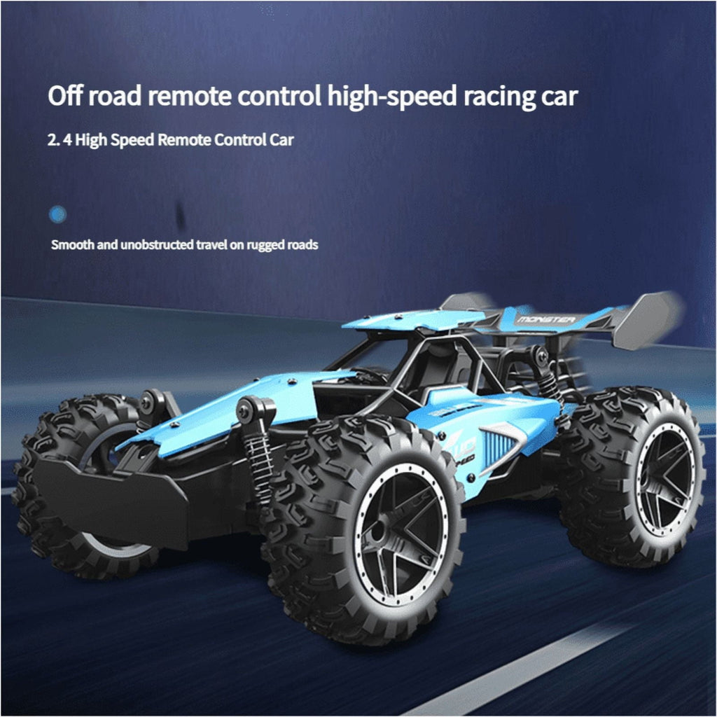 4WD Off-Road RC Car Funtogether Toys, 1:18 Scale High-Speed All-Terrain Remote Control Car for Kids Boys