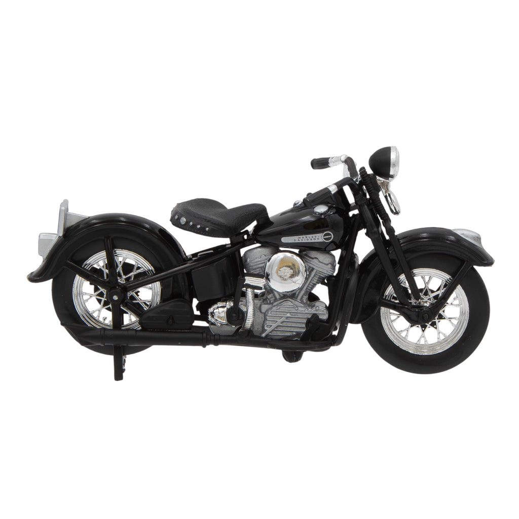 Maisto 1948 Harley-Davidson FL Panhead Motorcycle in Black & Silver 1:18 Diecast
