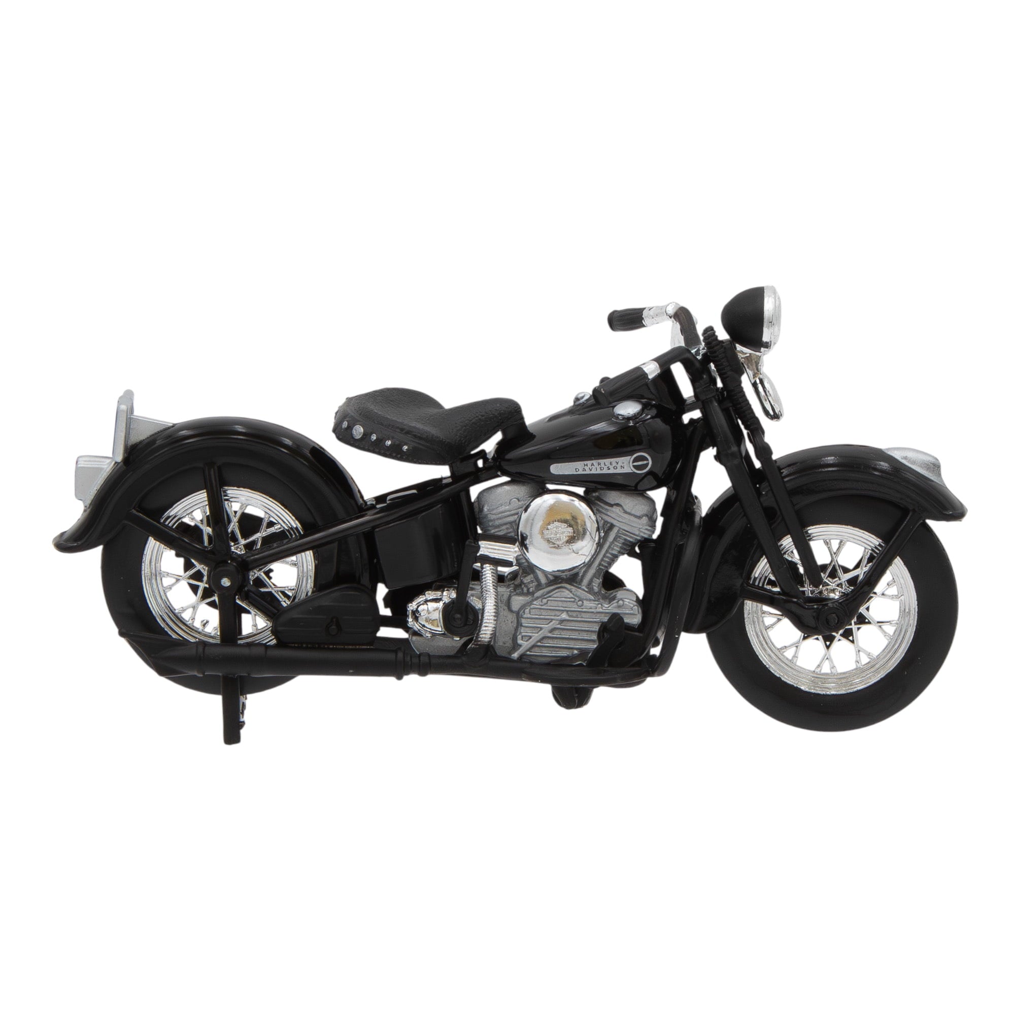 Maisto 1948 Harley-Davidson FL Panhead Motorcycle in Black & Silver 1:18 Diecast