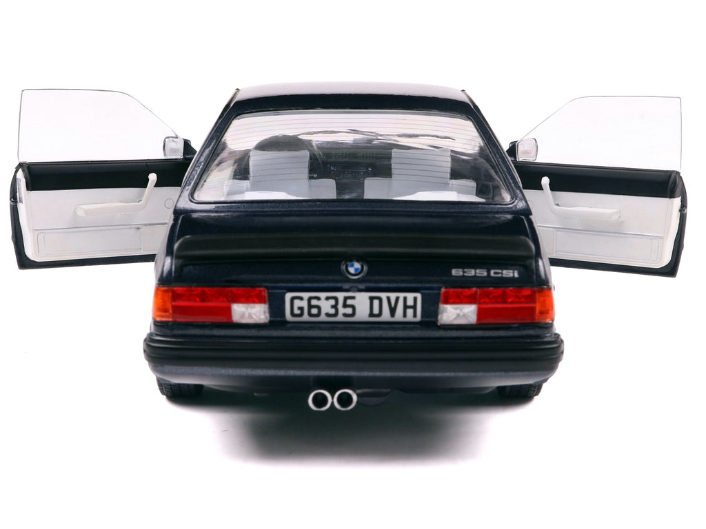 1984 BMW 635 CSI (E24) Macau Blue Metallic 1/18 Diecast Model Car by Solido