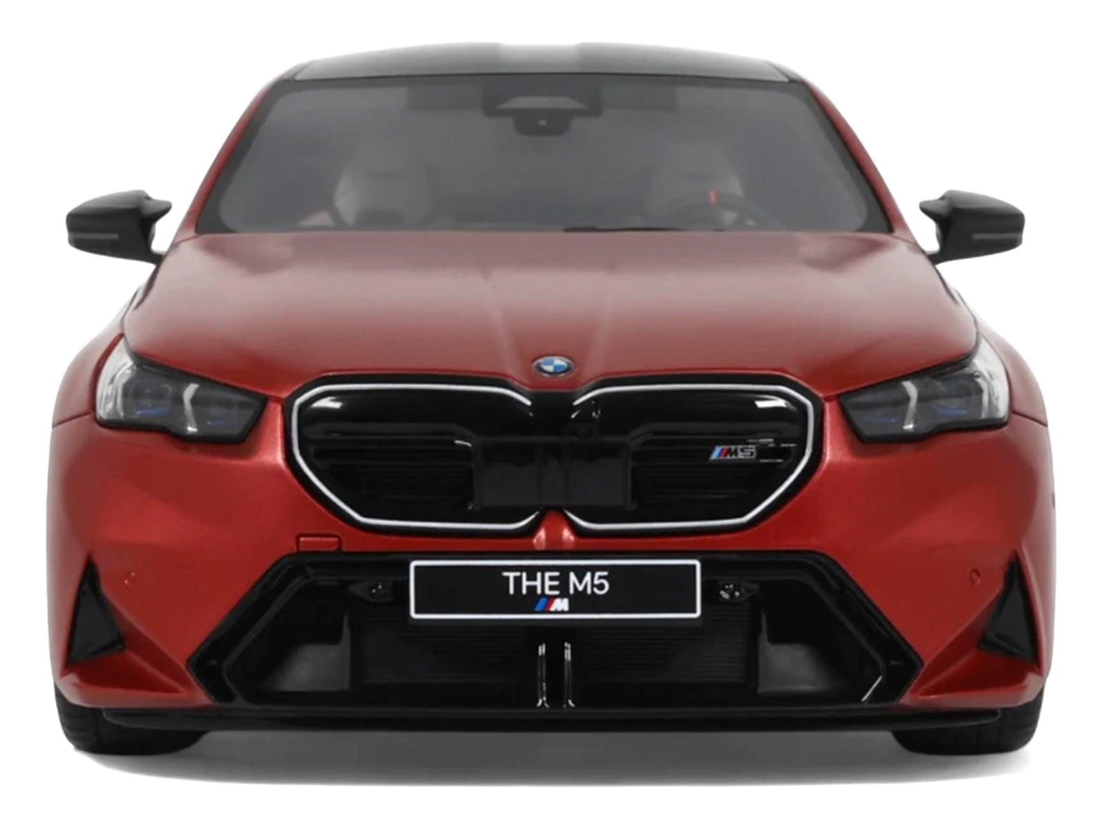 2025 BMW M5 (G90) Pebble Beach Edition Fire Orange Metallic with Black Top 1/18 Model Car by GT Spirit