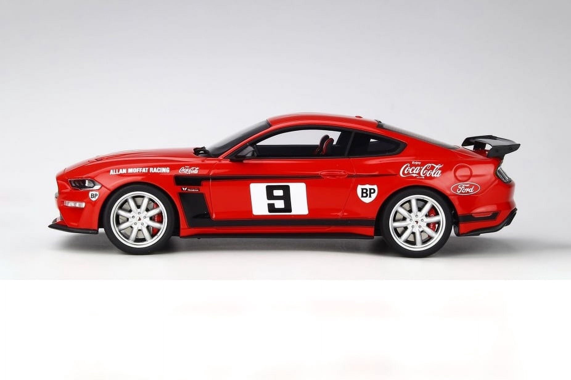 2019 Ford Mustang RHD, 9 Coca-Cola - Allan Moffat Tribute by Tickford - GT Spirit US030 - 1/18 scale Resin Model Toy Car