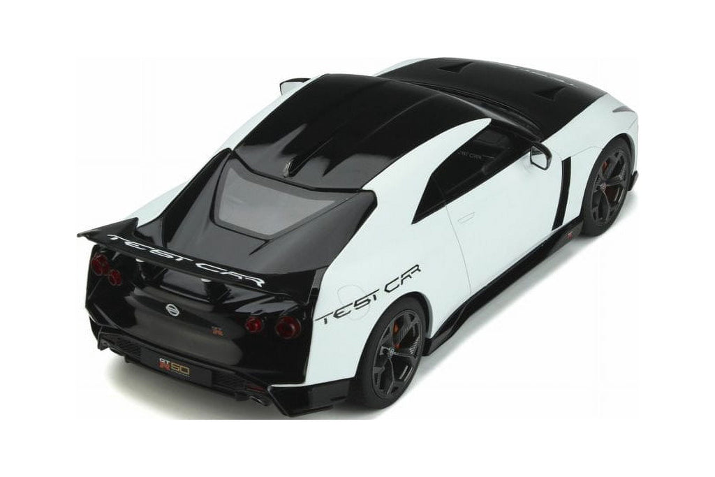 2021 Nissan GT-R50 Test Car, White and Black - GT Spirit GT853 - 1/18 scale Resin Model Toy Car