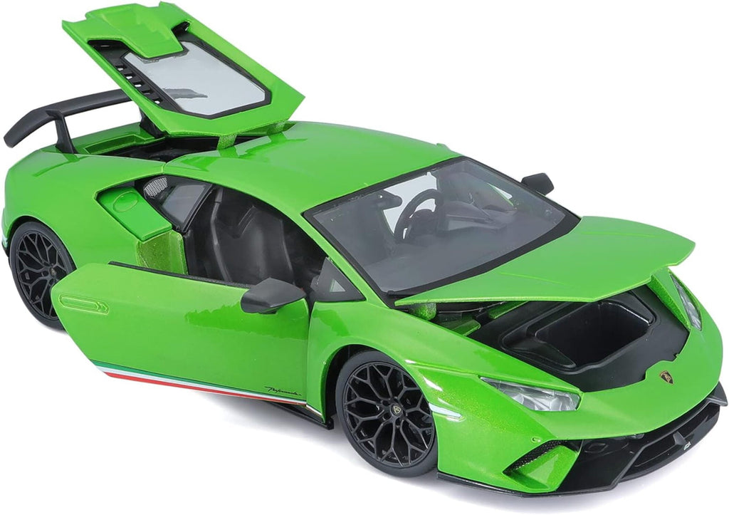 Lamborghini Huracan Performante Metallic Green 1/18 Diecast Model Car by Maisto