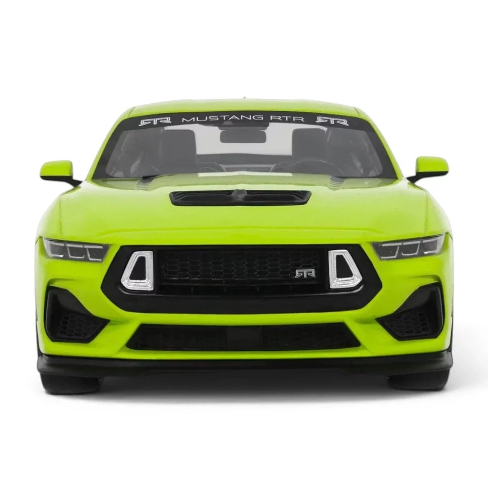 2025 Ford Mustang RTR Spec-3 Lime Green 1/18 Model Car by GT Spirit