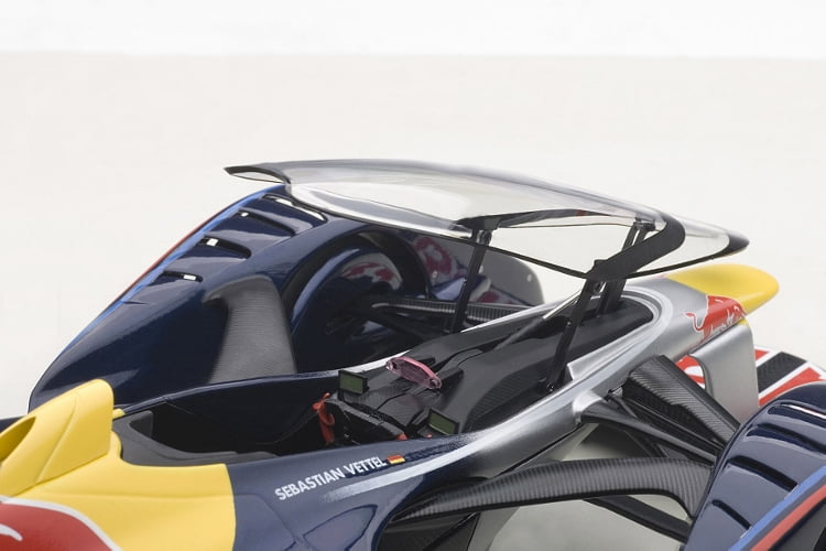 Red Bull X2014 Fan Car Red Bull Color Sebastian Vettel 1/18 Model Car by Autoart