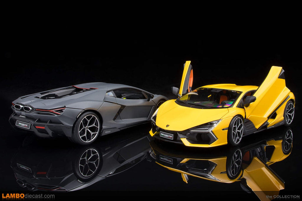 Maisto Lamborghini Revuelto 2023 Car Set, Metal Giallo Inti Metallic