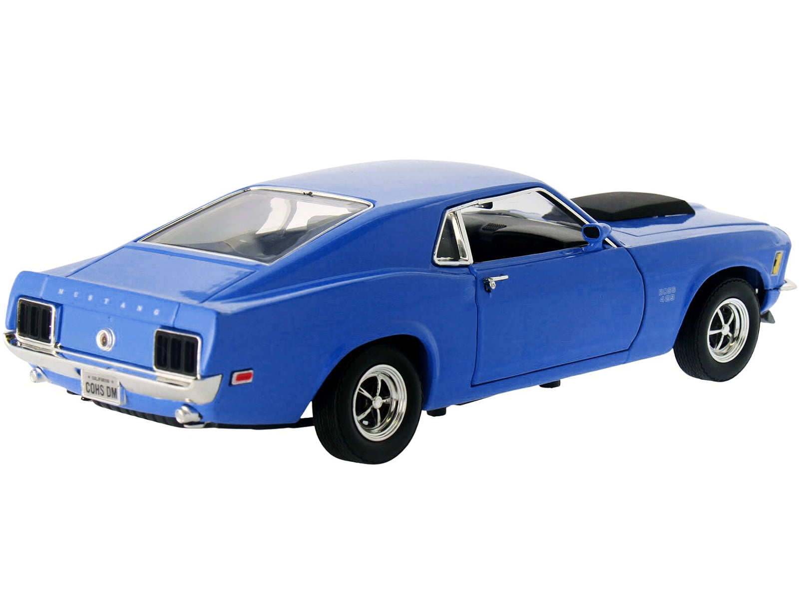 1970 Ford Mustang Boss 429 Dark Blue "Timeless Classics" Series 1/18 Diecast Model Car by Motormax
