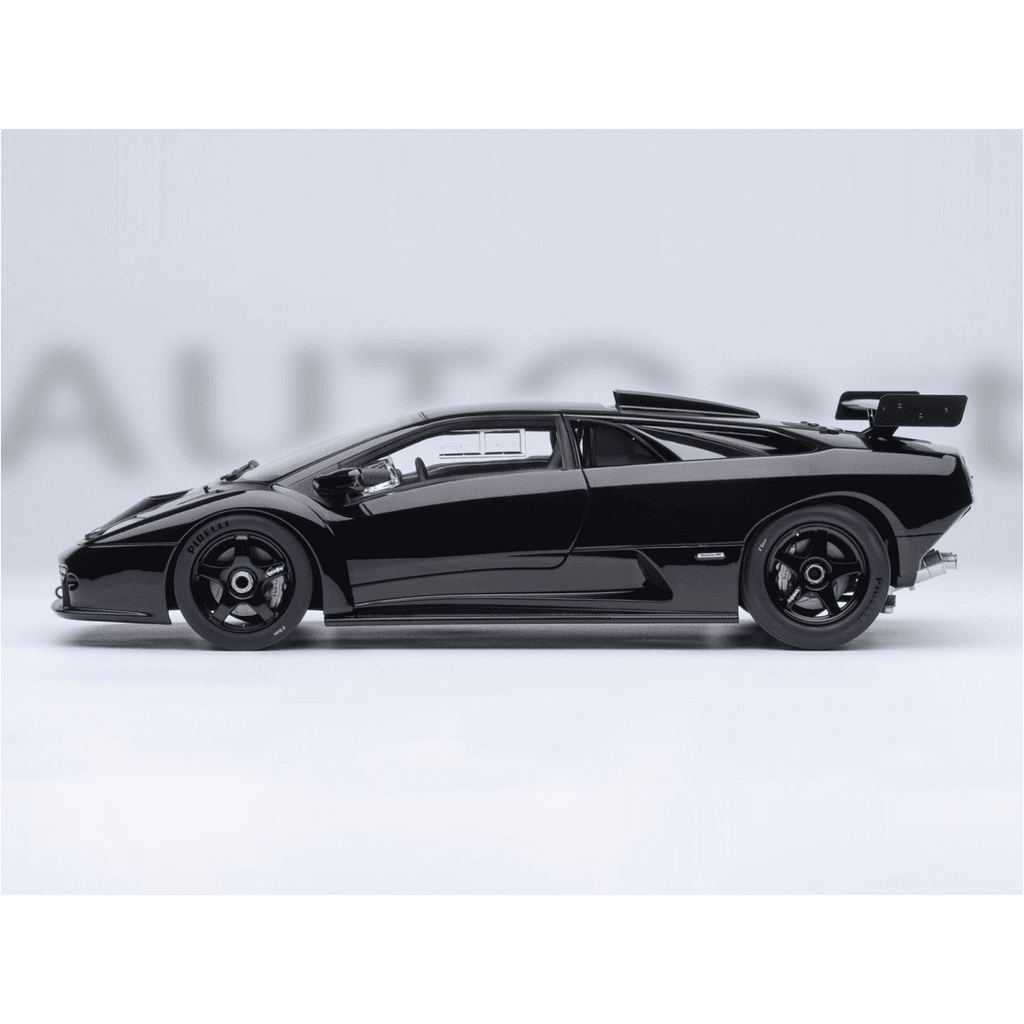 Lamborghini Diablo GTR Deep Black 1/18 Diecast Model Car by Autoart
