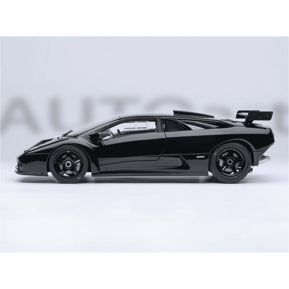 Lamborghini Diablo GTR Deep Black 1/18 Diecast Model Car by Autoart
