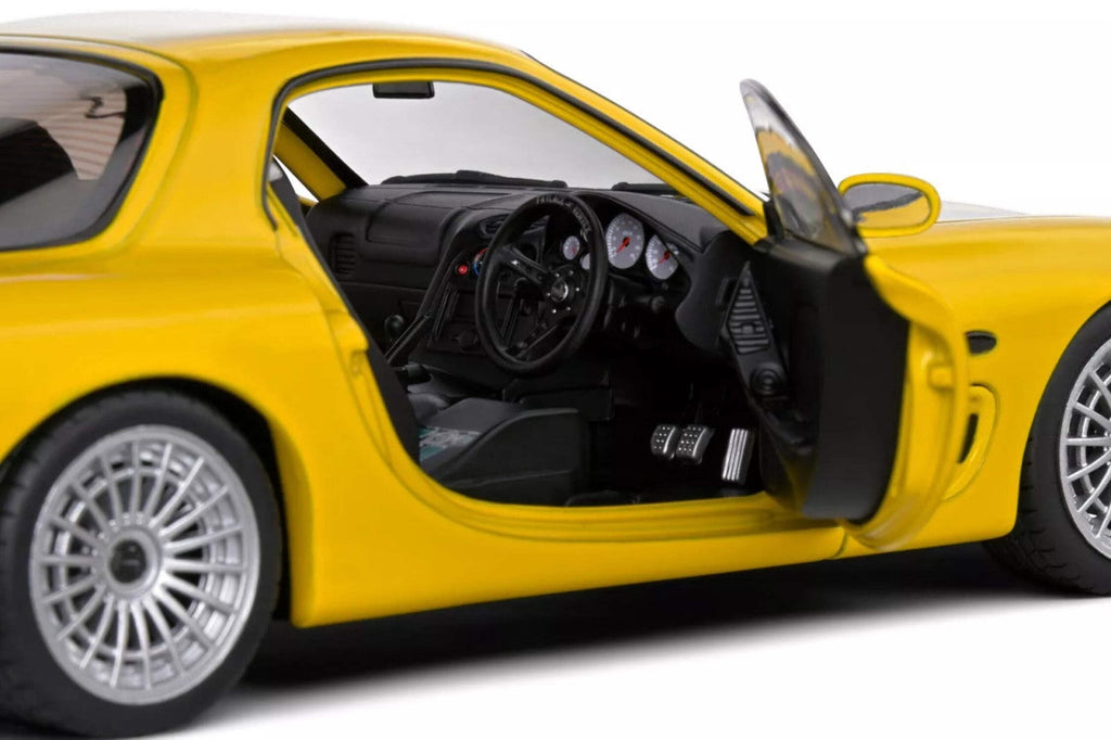 1994 Mazda RX7 Type RS (FD3RS) RHD (Right Hand Drive) Yellow 1/18 Diecast Model Car by Solido