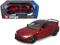 Alfa Romeo Giulia GTA Red Metallic with Carbon Top 1/18 Die Cast Model Car by Bburago