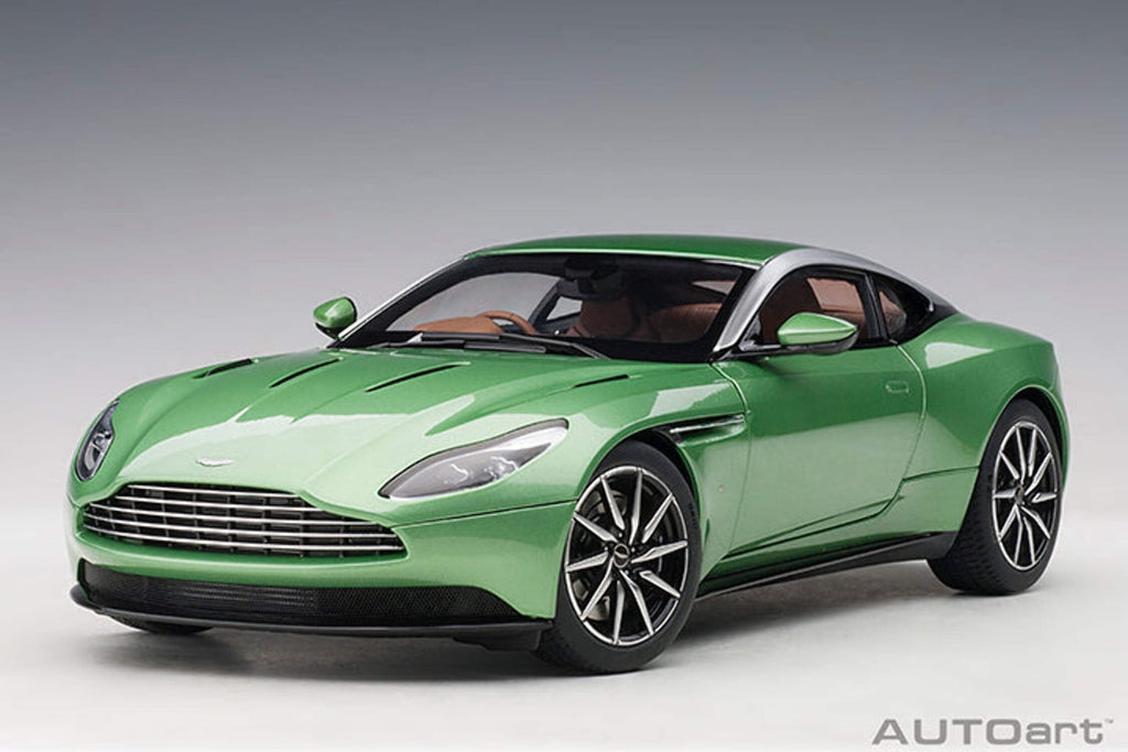 Aston Martin DB11 RHD (Right Hand Drive) Apple Tree Green Metallic 1/18 Model Car by Autoart