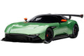 Aston Martin Vulcan Apple Tree Green Metallic with Orange Accents and Carbon Top 1/18 Model Car by Autoart
