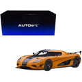 Koenigsegg Agera RS Cone Orange with Black Carbon Accents 1/18 Model Car by Autoart