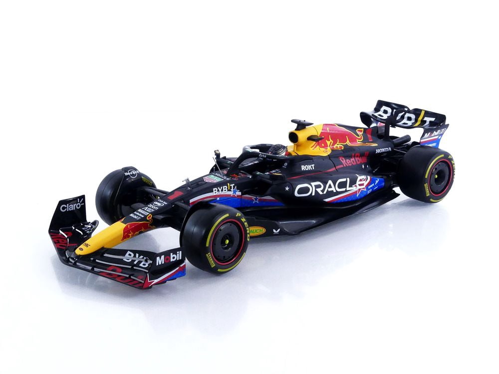 BBURAGO - RED BULL RB19 - World Champion Winner Austin USA GP 2023 - 1/18