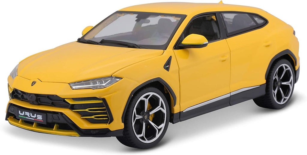 Bburago 11042y 1-18 Lamborghini Urus Diecast Model Car, Yellow