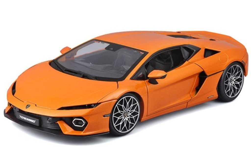 Bburago 2025 Lamborghini Temerario Orange w/ Gold Wheels 1:18