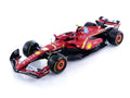 Bburago Ferrari F1 SF-24 Team Scuderia No 55 Season 2024 (Sainz) Red 1:18