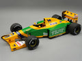 Benetton B192 #20 Martin Brundle 3rd Place F1 "British GP" (1992) "Mythos Series" with Case 1/18 Model Car by Tecnomodel