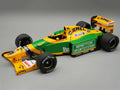 Benetton B192 #20 Perry McCarthy Test Car F1 "British GP" (1992) "Mythos Series" with Display Case 1/18 Model Car by Tecnomodel
