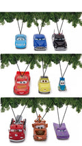 Cars Lightning McQueen, Tow Mater, Sally, Ramone, Red, Sheriff, Doc, Luigi & Guido 9-Piece PVC Ornament Set
