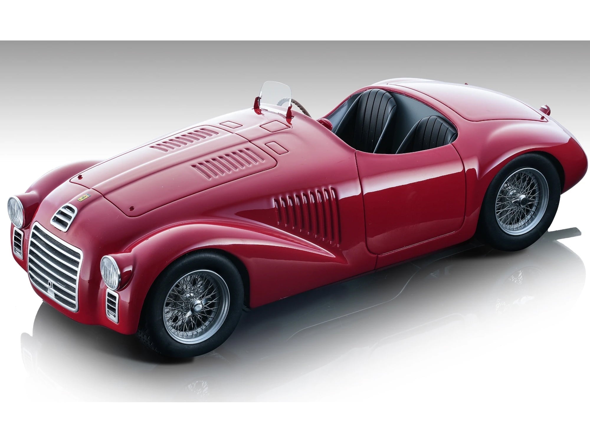 Ferrari 125S Rosso Corsa Red "Press Version" (1947) "Mythos Series" Limited Edition 1/18 Model Car by Tecnomodel