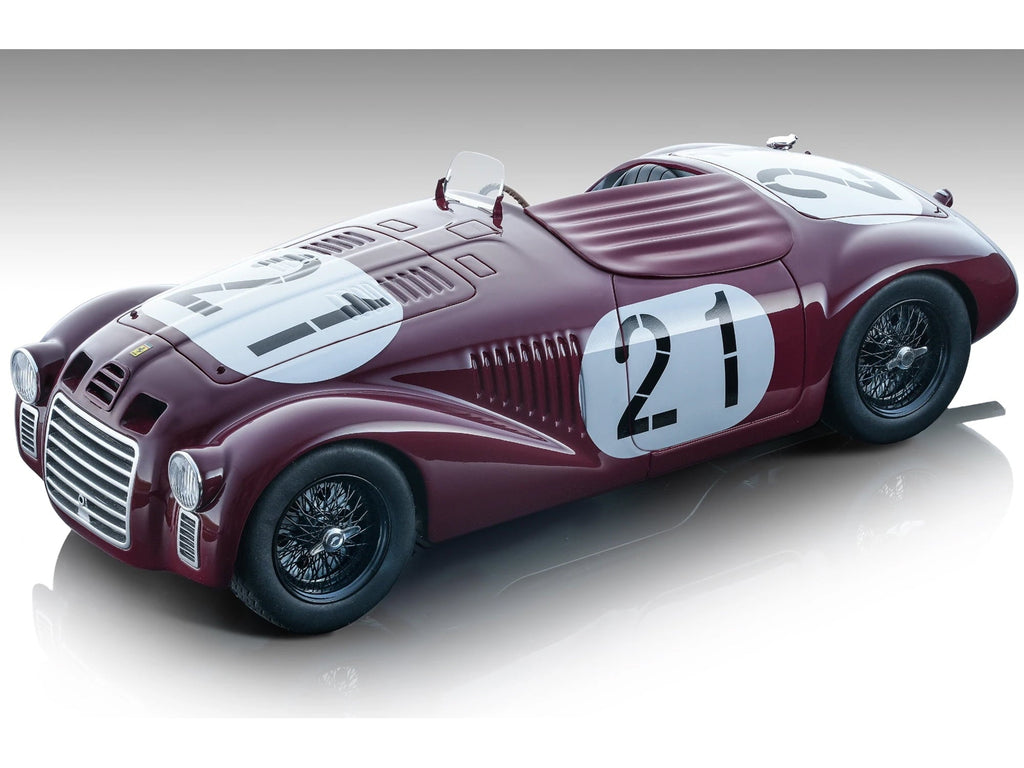 Ferrari 159S #21 Franco Cortese 2nd Place "12 Hours of Pescara" (1947) "Mythos Series" 1/18 Model Car by Tecnomodel