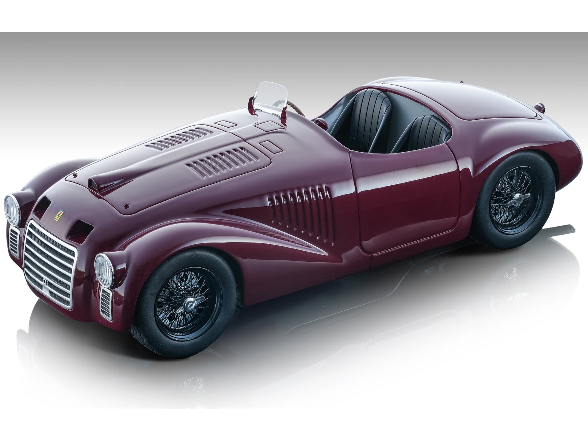 Ferrari 159S Rosso Mugello Red "Press Officine" (1947) "Mythos Series" 1/18 Model Car by Tecnomodel