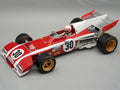 Ferrari 312 B2 #30 Clay Regazzoni F1 "Belgian GP" (1972) "Mythos Series" with Figure and Case 1/18 Model Car by Tecnomodel
