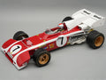Ferrari 312 B2 #7 Mario Andretti F1 "South African GP" (1972) "Mythos Series" with Figure and Case 1/18 Model Car by Tecnomodel