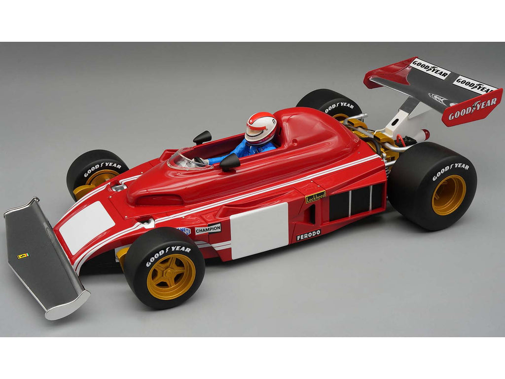Ferrari 312 B3 Clay Regazzoni F1 "Monza GP Test" (1974) with Driver "Mythos Series" Limited Ed 1/18 Model Car by Tecnomodel