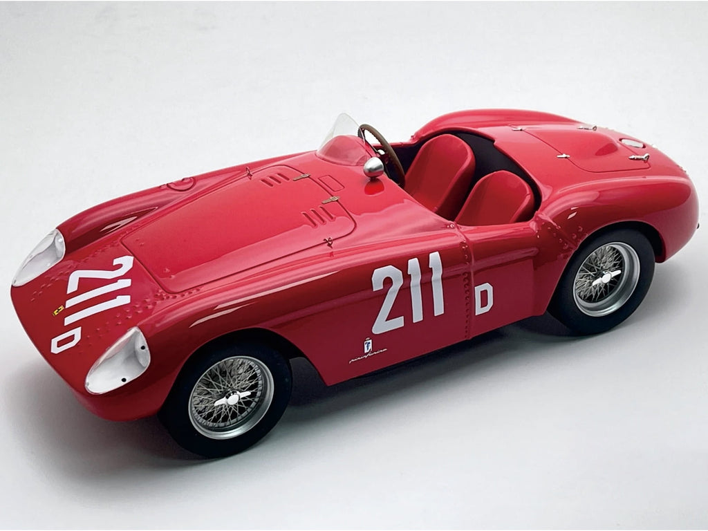 Ferrari 500 Mondial #211 2nd Place "Sacramento Road Races" (1956) with Display Case Ltd Ed 1/18 Model Car by Tecnomodel.