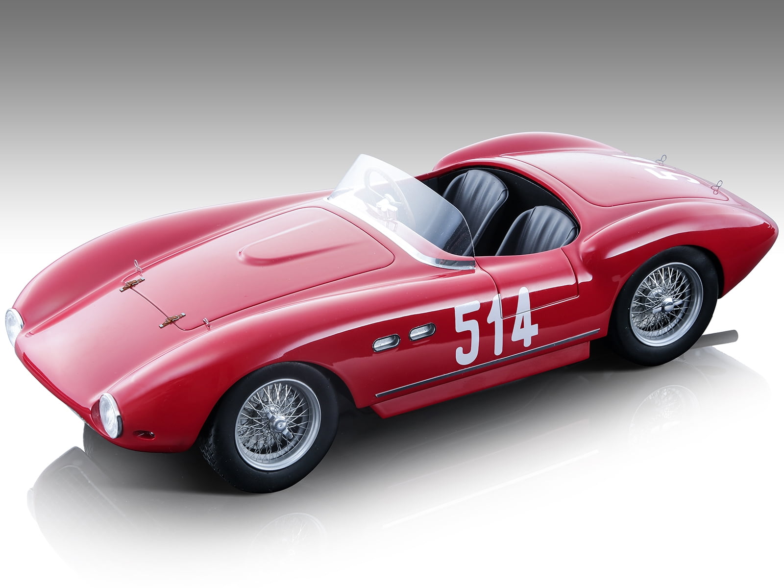 Ferrari 735S-166MM Spyder #514 Alberico Cacciari - Bill Mason Mille Miglia (1953) Ltd Ed to 70 pcs 1/18 Model Car by Tecnomodel