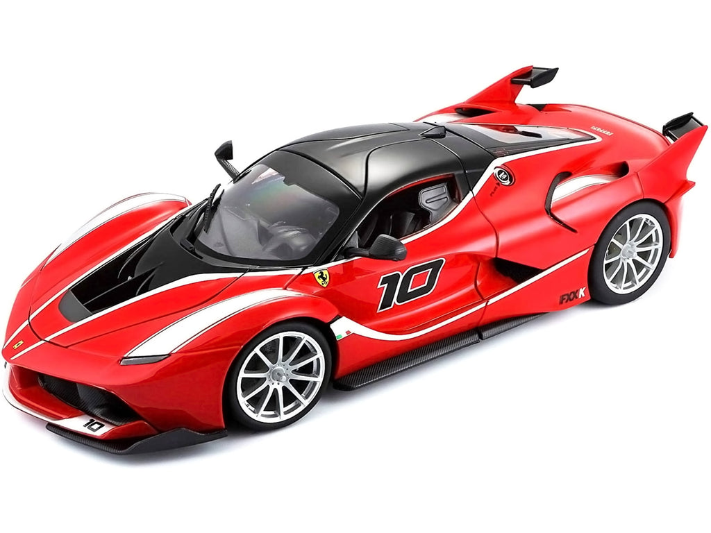 Ferrari FXX-K #10 Red 1/18 Diecast Model Car by Bburago