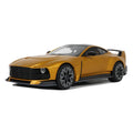 2024 Aston Martin Valiant Auric Gold Metallic with Black Top 1/18 Model Car by GT Spirit