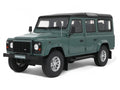 2016 Land Rover Defender 3 Station Wagon Green with Black Top 1/18 Model Car by GT Spirit