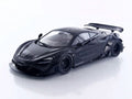 2023 McLaren 720S "LB-Works - Liberty Walk" Black 1/18 Model Car by GT Spirit