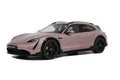 2022 Porsche Taycan Turbo S Cross Turismo Pink Metallic 1/18 Model Car by GT Spirit