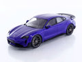 2023 Porsche Taycan Turbo GT Purple Sky Metallic 1/18 Model Car by GT Spirit