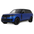 2024 Range Rover P615 SV Blue Metallic with Black Top 1/18 Model Car by GT Spirit