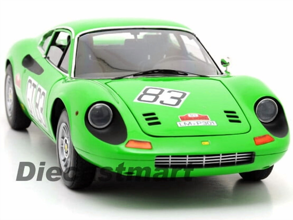HW ELITE 1:18 FERRARI DINO 246 GT NURBURGING 1000KM #83 T6260 DIECAST MODEL CAR