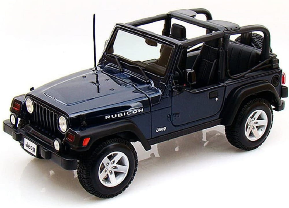 Jeep Wrangler Rubicon Deep Blue 1/18 Beyond compare Diecast Model Car by Maisto